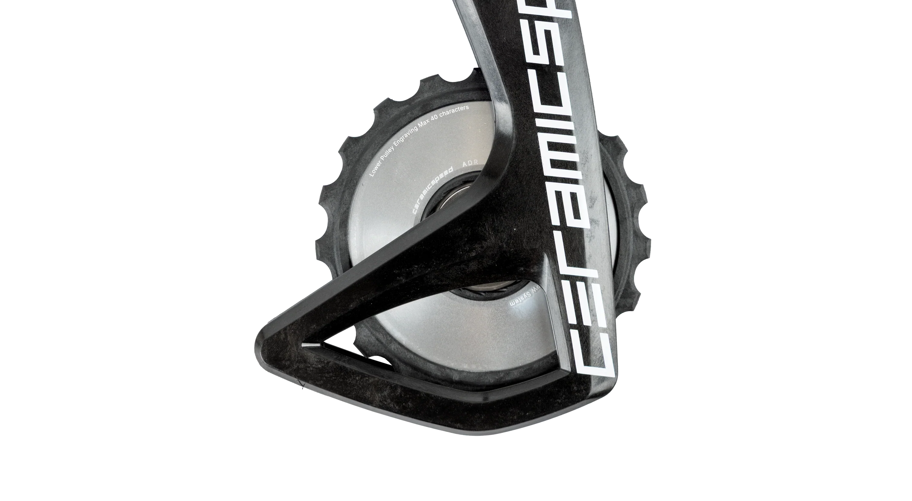 OSPW RS ALPHA SRAM Red/Force AXS TEAM Logo - Silver - Image 2