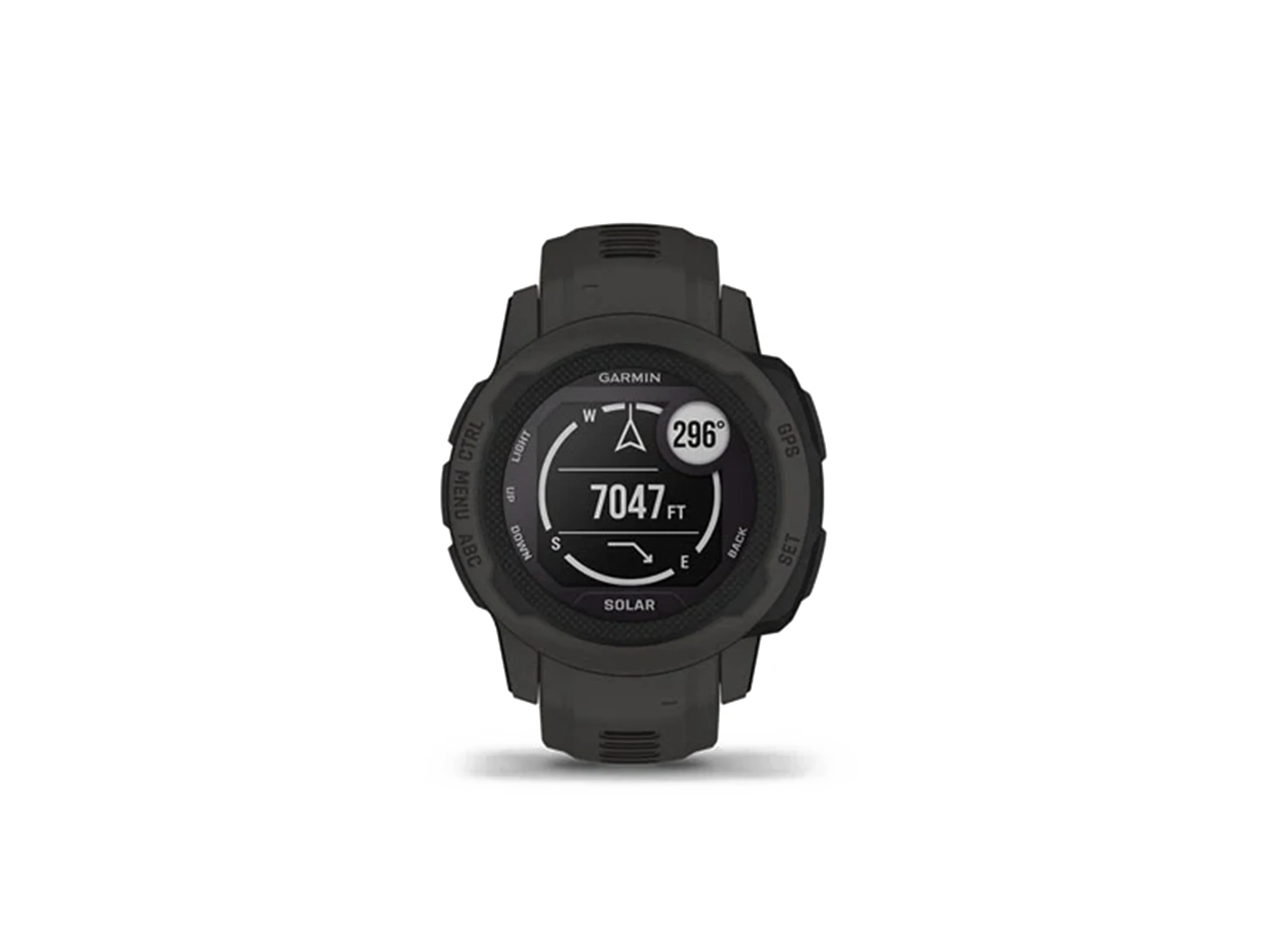 Garmin, Instinct 2S Solar, Watch, Watch Color: Graphite, Wristband: Graphite - Silicone, 010-02564-10 - Image 3