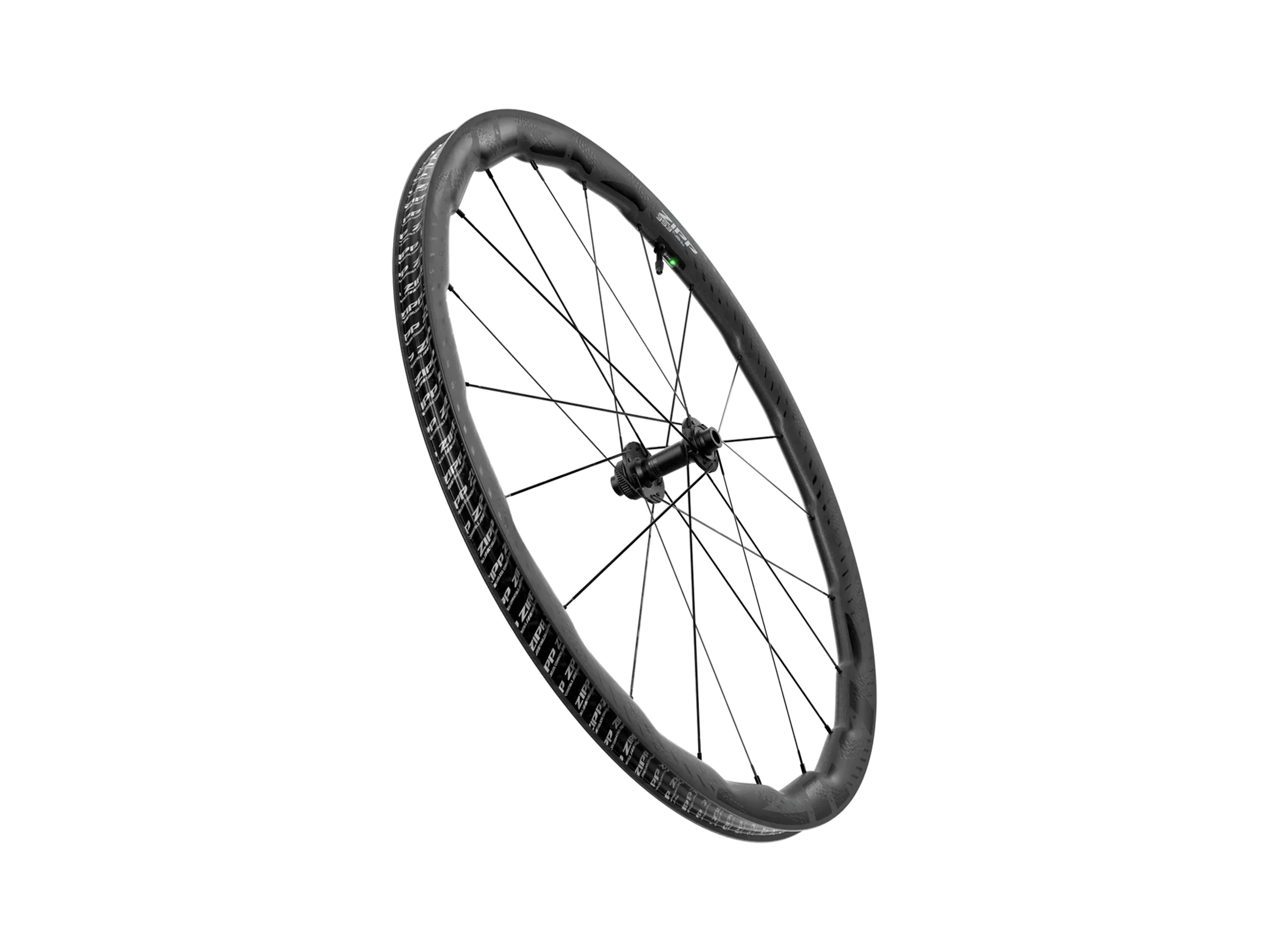 Zipp 353 NSW Front Wheel - 700, 12 x 100mm, Center-Lock, Tubeless, Carbon, w/ Wheel Sensor, B1 - Image 2